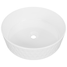 Allure Diamond 360mm Round Ceramic Above Counter Basin